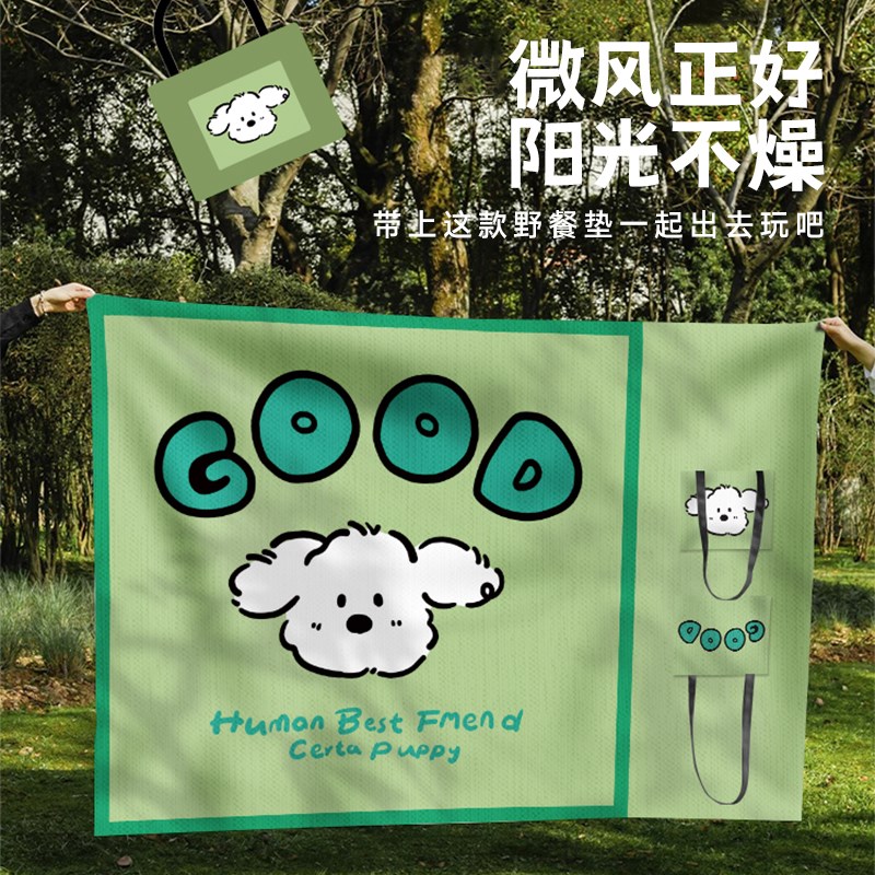 野餐垫便携户外防潮n垫野炊野营沙滩帐篷地垫春游坐垫防水草坪垫