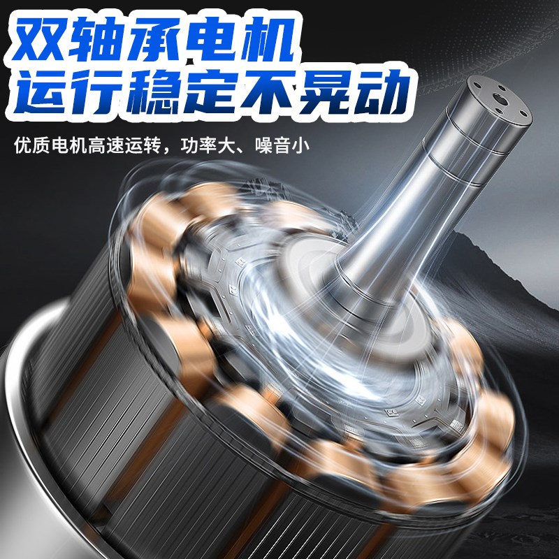 免安装排气扇厨房家用免打孔抽B油烟机大吸力抽风机管道排风扇