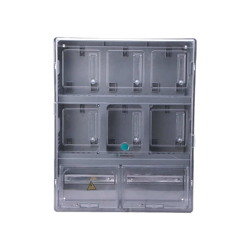 六户电表单相6户塑料透z明单相柜控制箱插卡箱电表