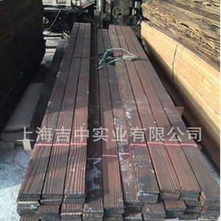 花旗松火烧碳化松木板 门窗框樟子松碳化木 桥Q梁建造樟子松木板