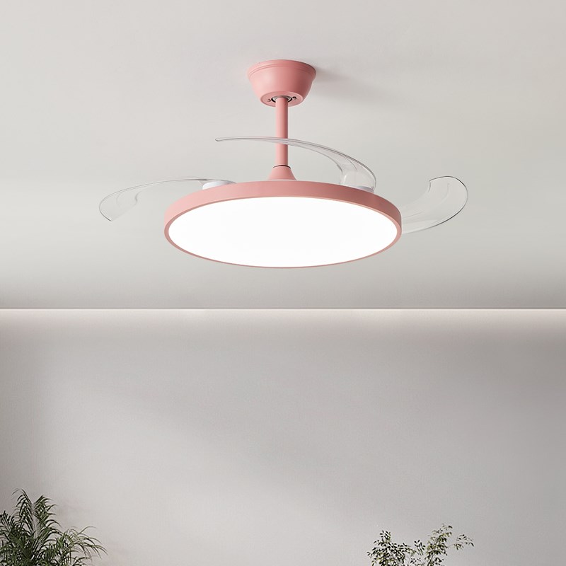 风扇吊灯客e厅简约风扇灯餐厅家用卧室大气一体吊扇灯北欧灯具