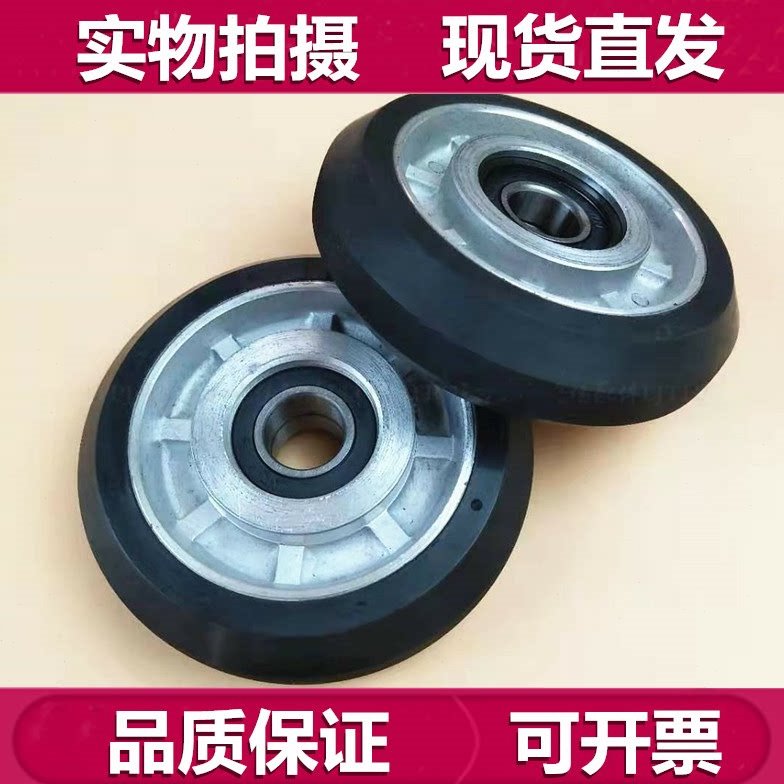 蒂森/通力导靴轮/轿厢高速梯滚轮导靴轮100*25/27*6003电梯导靴轮