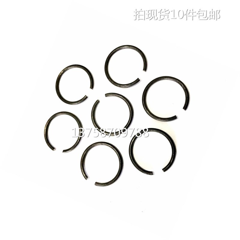 包邮垫孔内用轴承卡mOC型止动环簧挡圈弹簧圆钢丝1.6mm大外径定做