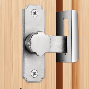 插销门栓门锁卫生间门室内免打孔卡扣移门闩房门黑色大门老式锁扣