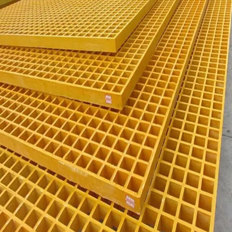 有豫玻璃钢格栅排水沟盖板网格树坑树篦子盖板网K格尺寸40*40*30m