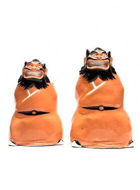 背剑手迷你 薛继业雕塑新款+钟仁斋馗款小号 摆件 不