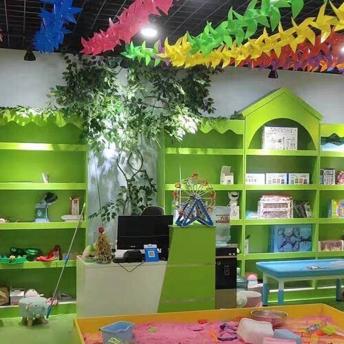 新款简易儿童游乐场乐园母婴店商场超市货架货柜书架卡通手工架