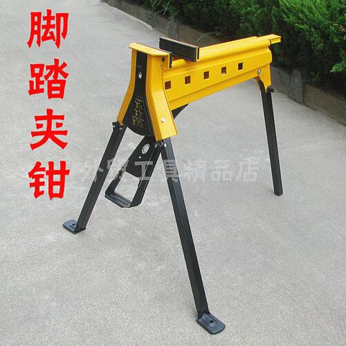 老虎钳脚踏夹钳可折叠搬动方便木工夹钳 木工工具手动工具快速夹