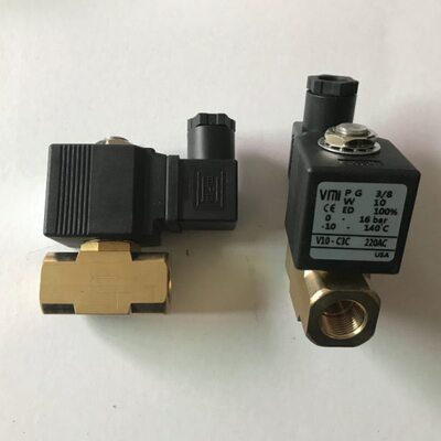 V10 C3C P G3/8两位两通糙粒机专用电磁阀  三分通水电磁阀大口径