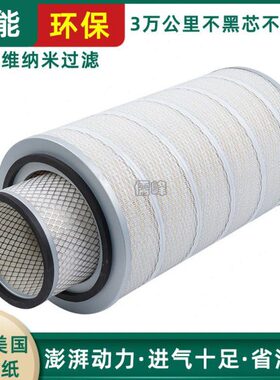 K3052空滤适配红岩金刚东风霸龙龙卡柳汽乘龙自卸工程车空气滤芯