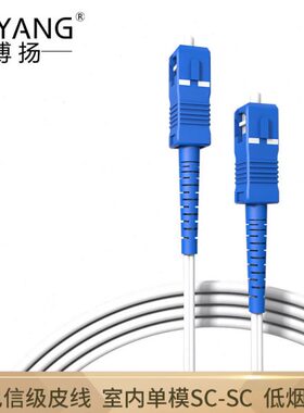 -/SC单模1芯2钢博扬 蝶形芯跳线-单SC室内2020皮线光纤米MSC-BYSC