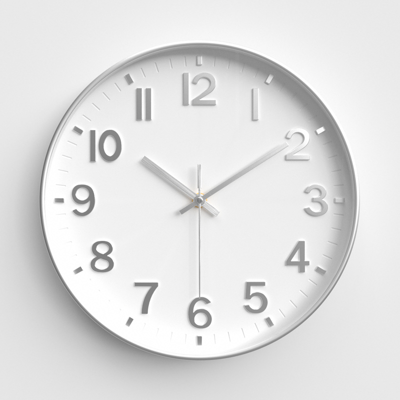 钟表挂钟客厅简约现代大气2023C新款时钟挂墙静音时尚家用石英钟