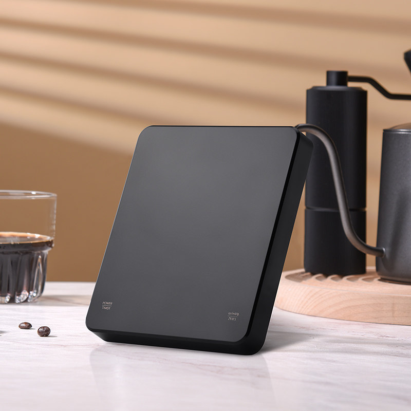 手冲器具专用咖啡电子秤意式称重计时咖啡秤充电小型厨房烘焙克秤