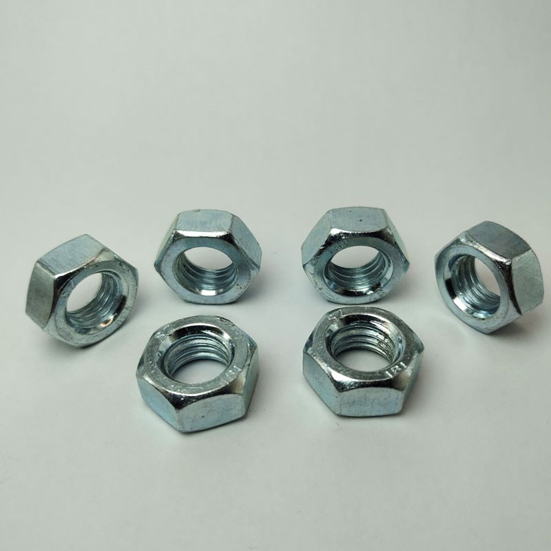8.8级高强度镀锌六角螺母 螺帽 螺丝帽m6m8m10m12m14m16m18m20m24