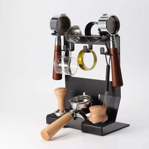 咖啡压粉器吧台器具收纳架把手多功能整理挂架压粉锤布粉器摆放整