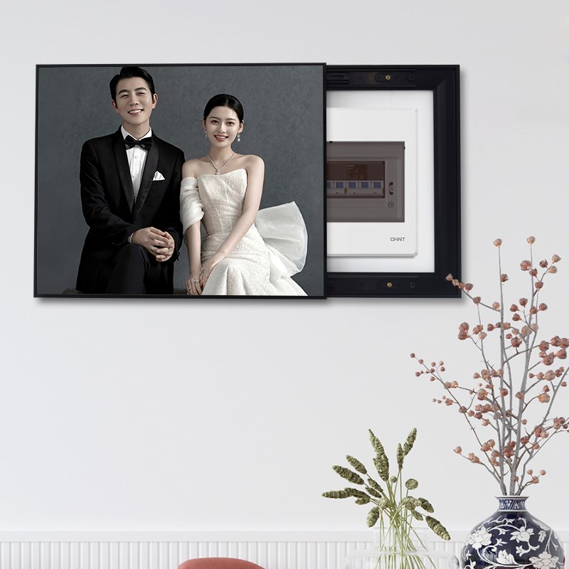高档配电箱电表箱装饰画定制照片弱电箱空开箱遮挡装饰挂画免打孔