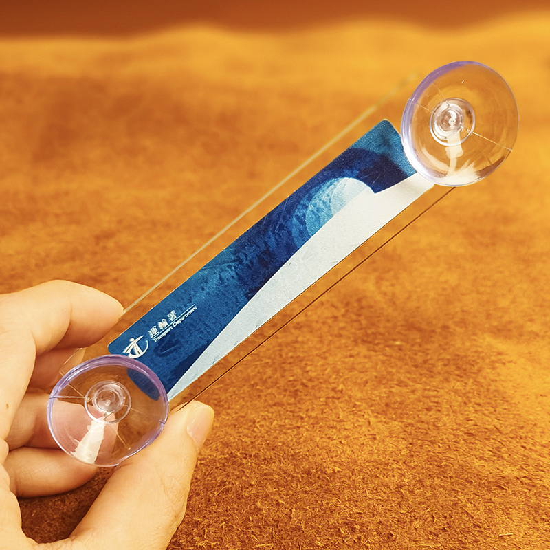 香港易通行贴車輌貼 透明空白板吸盘款靜電貼玻璃膠片架车辆贴