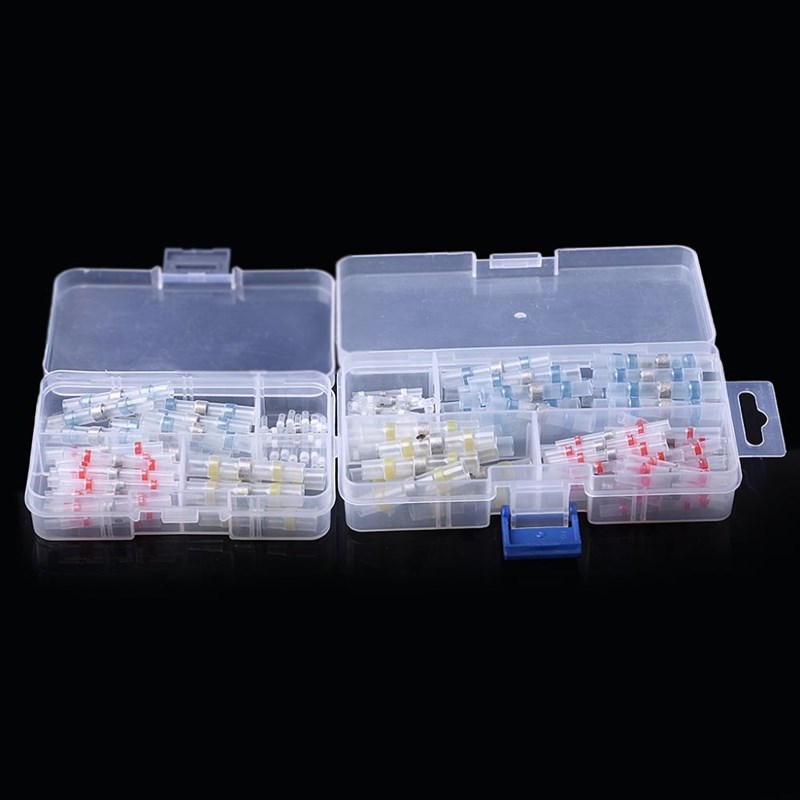 50热缩管接线端子盒装/袋装 防水焊锡环热缩中.接端子组合