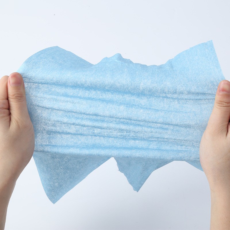 无尘纸工业擦拭纸大卷除尘纸吸油吸水无纺布蓝色白T色擦油用500张