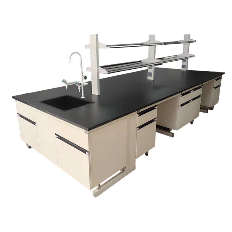 实验室工作台钢木实验台化验室PP中央台边台全钢操作台试验桌定制