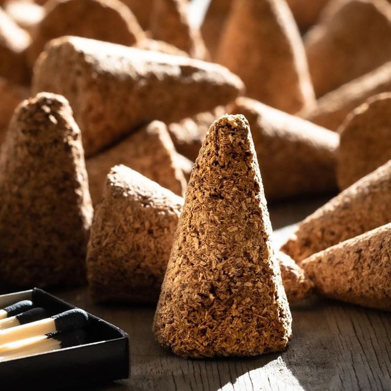 白鼠尾草塔香 秘鲁圣木塔香粒雪松蓝鼠尾草塔Q香食子线香香薰香锥