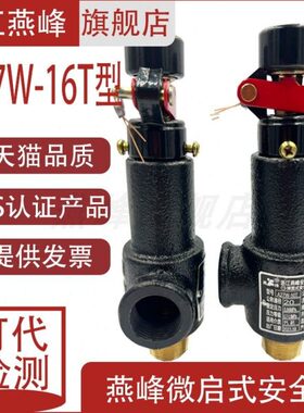 安全阀W-燕峰式弹簧储气罐压力罐TW710T16浙江微启式A2-泄压阀27/