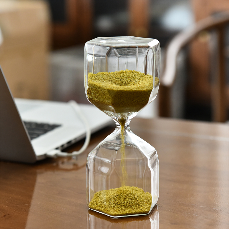 创意金珠沙漏现代简约北欧个性礼物家居装饰礼品桌面W摆件 不计时