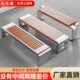 休闲铁塑木防腐木庭院室外子长条凳公园椅户外长椅双人座椅不锈钢