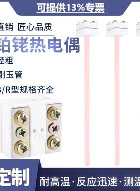 耐高温P热电偶铑S0-型10实验马弗炉WR小铂温度传感器炉刚玉管