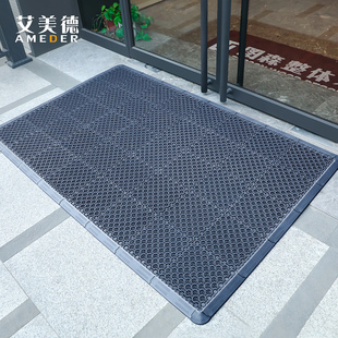 门店门口防滑地垫室外镂s空入户门垫户外进门防水脚垫商用沥水地