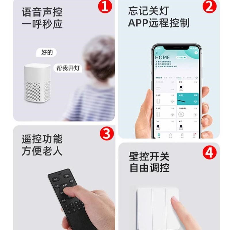 明装免吊顶双眼皮线型灯一体线型客厅线条灯灯槽天U花发光顶角线