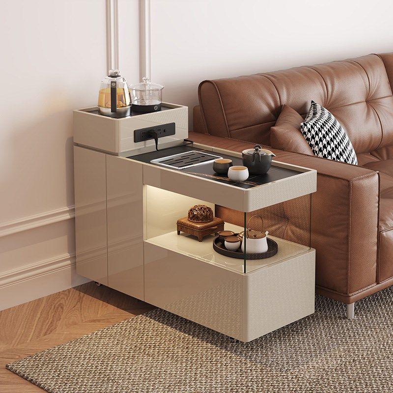 现代轻奢沙发边几侧m边柜烧水壶一体小茶台客厅可移动小推车高级,住宅家具,角几/边几,淘宝优惠券,粉丝福利购,淘宝优惠卷