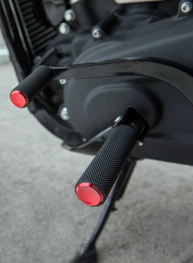 哈雷883 48 1l200软尾街霸路威S肥霸突破者改装前后脚踏AN红色挂