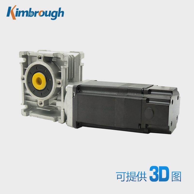 热销60a蜗轮减速刹车无刷电机DC48V300W3000RPM减速比5-100