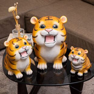 不肖出储蓄罐春存钱罐可大号只进节储钱罐大容量老虎年取生礼品虎