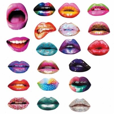 20pcs搞怪拍照道具恶搞嘴唇婚A礼装饰DIY造型道具生日派对装饰用