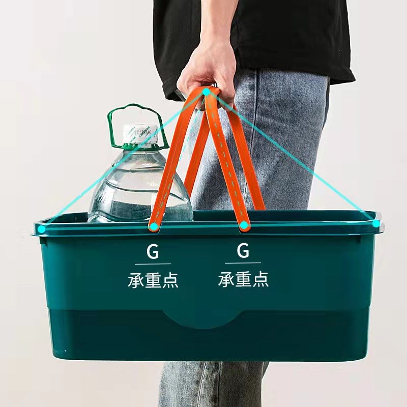 拖把桶单卖塑料j大号加高水桶加厚白色长方形办公室收纳拖地桶