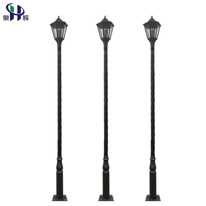 户外景观庭园欧式铝园林灯小区户外街道路灯3米花园仿古庭院灯