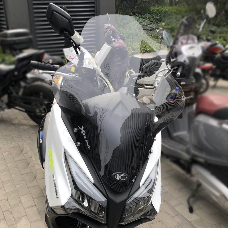 光阳赛艇CT250挡风玻璃CT30A0加高挡风玻璃改装挡风玻璃护手前挡