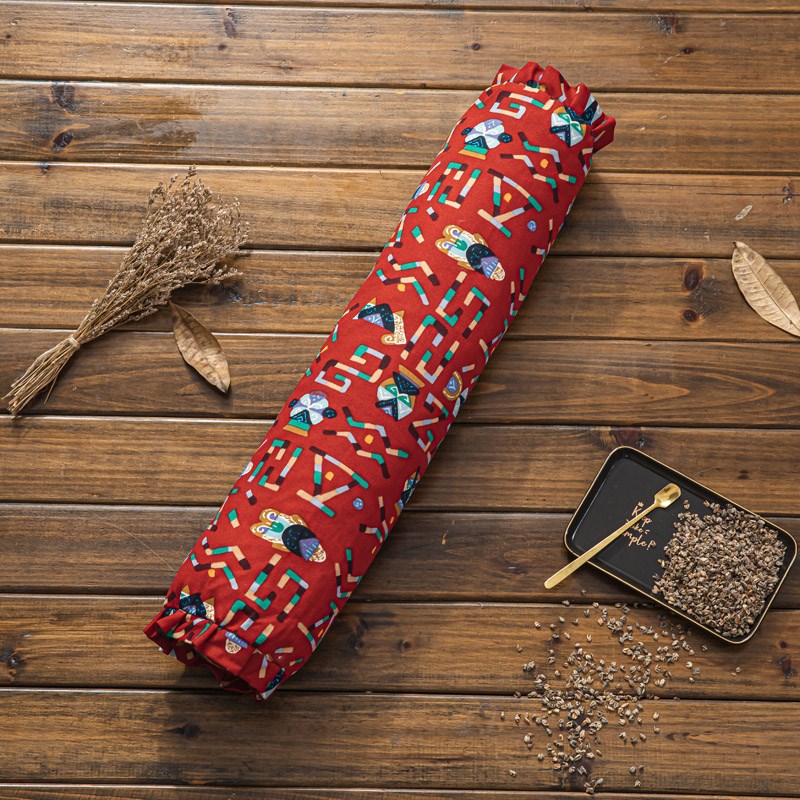 颈椎枕头颈椎睡觉专用荞麦x枕芯圆柱圆形老粗布枕硬枕头护颈枕