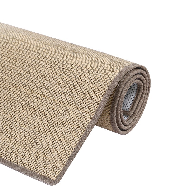 新款日式竹编凉席床垫o卧室床边地毯民宿装饰地垫夏季榻榻米飘窗