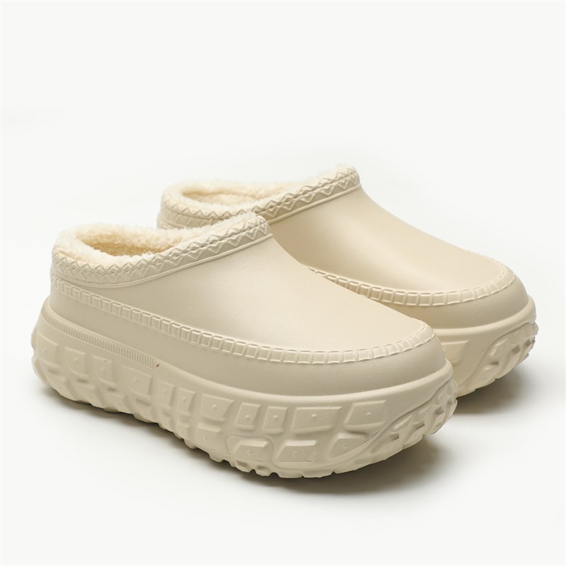 轮胎底毛毛棉拖鞋女包跟秋冬季2024新款防滑加绒保暖防水增高棉鞋