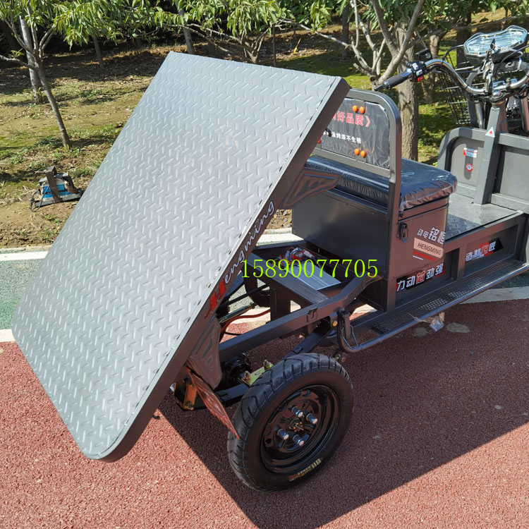 电动三轮车长跑电瓶家农用货车载重王拉货大力神工地工厂盘货平板