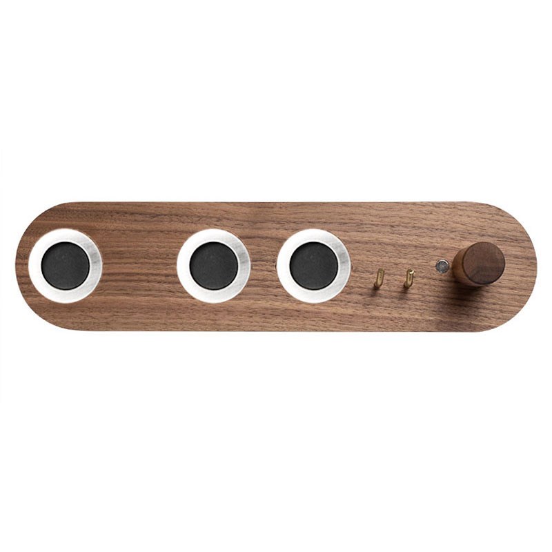 适用戴森专用吹风机置物架免打孔墙上收纳支架卫生间理发店实木