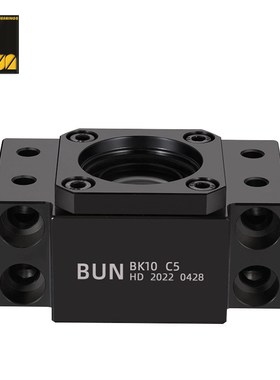 丝杆支撑座厂家直供 BK10高精度法兰丝杆支撑固定座 方形固定侧