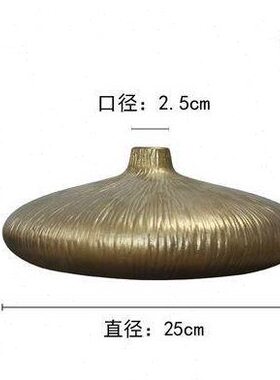 现代新中式家欧厅式瓷MLD花瓶摆件样板房售楼部家具城居客软装陶