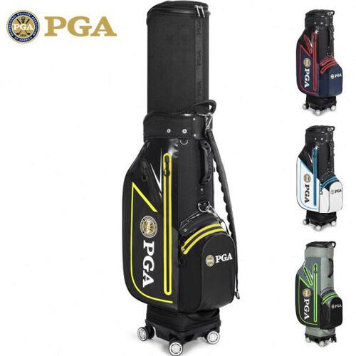 美国PGA 超轻 万向四轮 高尔夫球包 男士防水伸缩球包 可航空托