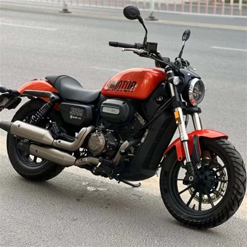 金吉拉300c复古巡航太子摩托车水冷灰石250V缸哈雷重机车过户上牌