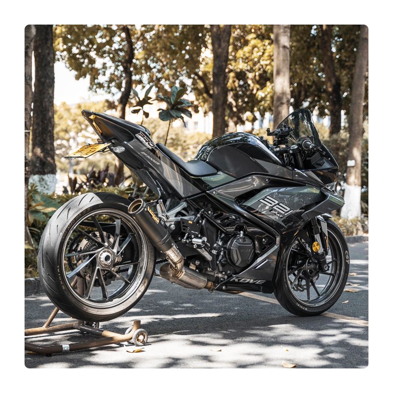 适用凯越321R/321RR/321RRS 改装短尾牌照架 不锈钢后车牌架配件