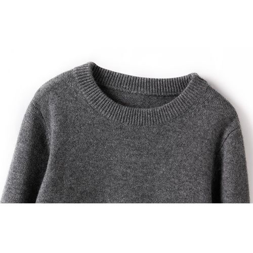 你越容易上瘾!四条纹羊绒毛衣女式纯羊绒针织圆领套头毛衣秋冬